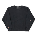 Blank Fruit Of The Loom Sweatshirt - Large Grey Cotton Blend