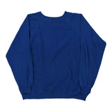 Made in USA Blank Hanes Sweatshirt - XL Blue Cotton Blend