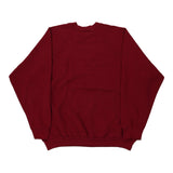 Made in USA Blank Fruit Of The Loom Sweatshirt - 2XL Red Cotton Blend