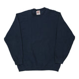 Blank Bvd Sweatshirt - Large Blue Cotton Blend