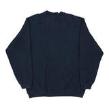 Blank Bvd Sweatshirt - Large Blue Cotton Blend