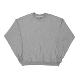 Blank Hanes Sweatshirt - XL Grey Cotton Blend