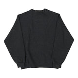 Blank Jerzees Sweatshirt - Medium Grey Cotton Blend