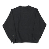 Blank Jerzees Sweatshirt - Medium Grey Cotton Blend