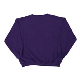Blank Hunt Club Sweatshirt - Large Purple Cotton Blend