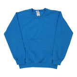 Blank Gildan Sweatshirt - Small Blue Cotton Blend