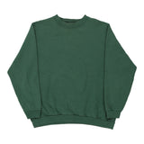 Blank Fashion Gear Sweatshirt - Large Green Cotton Blend