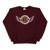 Chesterton Gildan Sweatshirt - Small Burgundy Cotton Blend