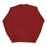 Aspen Cal Cru Sweatshirt - Small Red Cotton Blend