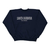 Santa Barbara California Unbranded Sweatshirt - XL Navy Cotton Blend