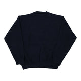 Made in USA Southwest Baptist Sports Pages Embroidered Sweatshirt - Large Navy Cotton Blend