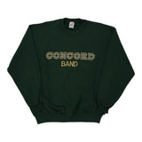 Made in USA Concord Band Jerzees Sweatshirt - XL Green Cotton Blend