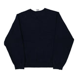 USA Navy Jerzees Sweatshirt - Small Navy Cotton Blend
