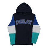 Age 11-12 Everlast Spellout Hoodie - Medium Navy Cotton