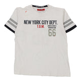 Age 10 Tdm T-Shirt - Large White Cotton