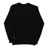 Age 12-14  Champion Spellout Sweatshirt - Large Black Cotton