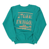 Stone Cellar 10th Anniversary Hanes Graphic Sweatshirt - Small Teal Cotton Blend