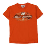 Age 10-12 Joey Logano #20 Chase Authentics Nascar T-Shirt - Medium Orange Cotton