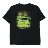 Age 10-12 Danica Patrick Chase Authentics Nascar T-Shirt - Medium Black Cotton