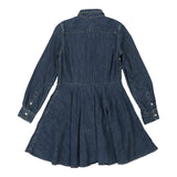 Age 10 Calvin Klein Denim Dress - Medium Blue Cotton