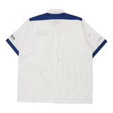 Made in USA Chamberlain Jays Short Sleeve Shirt - 2XL White Cotton