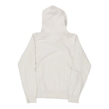 Age 14-16 Champion Spellout Hoodie - XL White Cotton