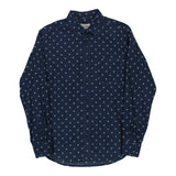 Denizen  Levis Patterned Shirt - Medium Blue Cotton