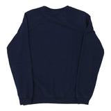 Age 13-14 New York Champion Spellout Sweatshirt - XL Navy Cotton Blend