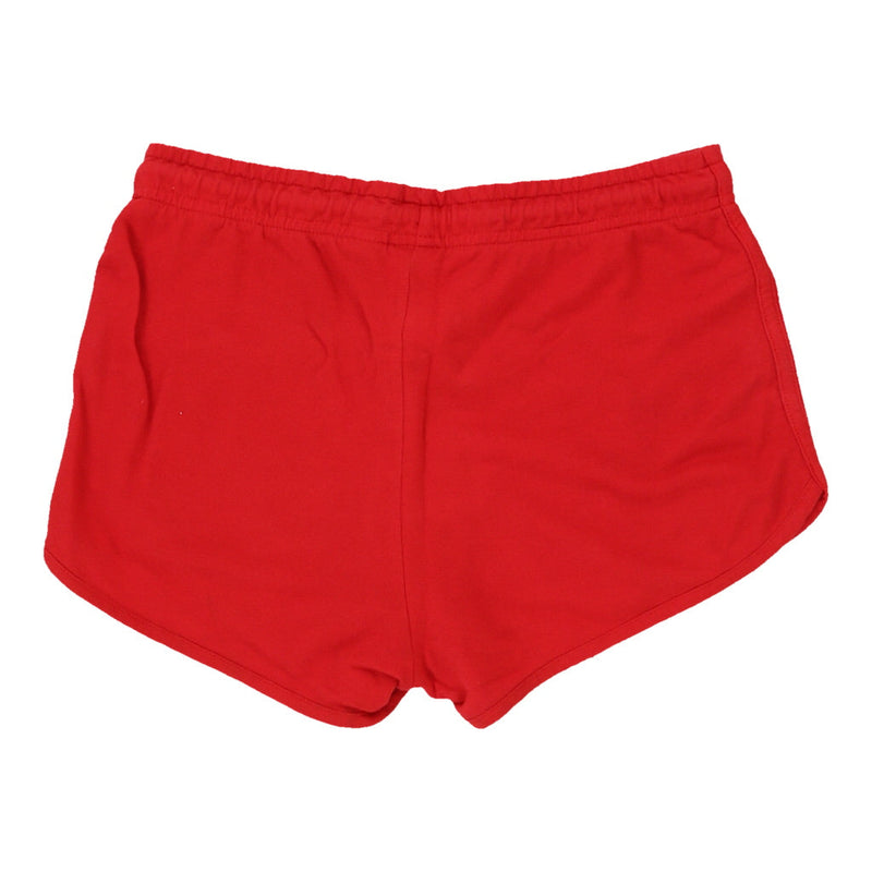 Age 12-14 Mickey Pluto Disney Graphic Sport Shorts - XS Red Cotton Blend