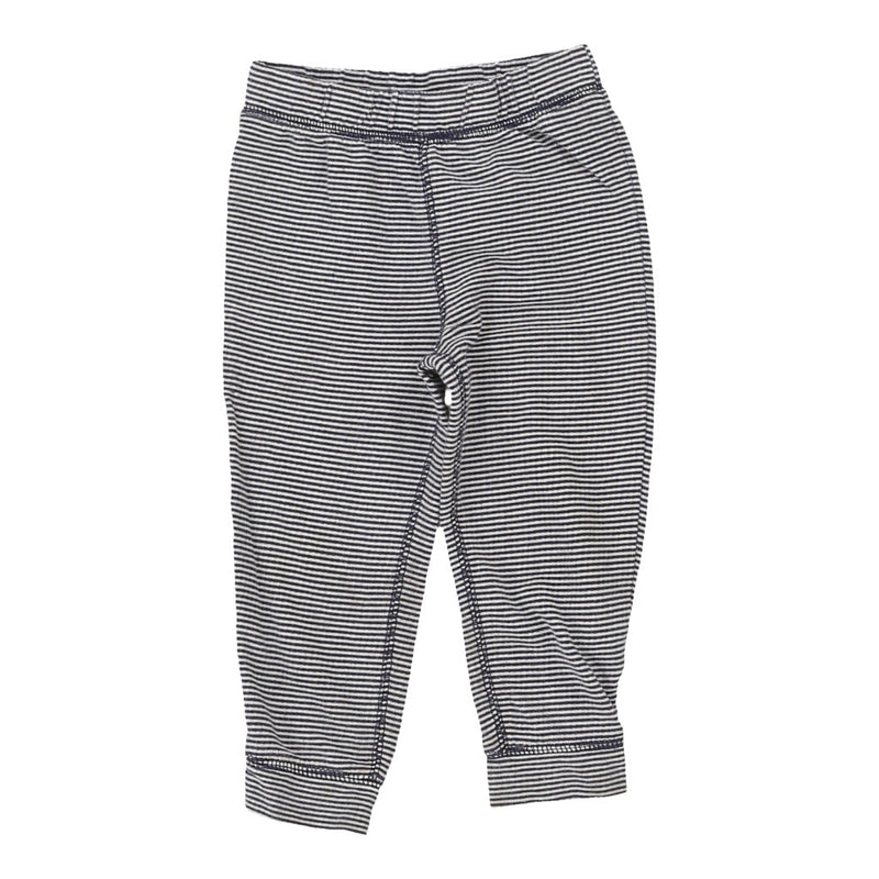 Age 24 Months Carter'S Striped Joggers - Small Grey Cotton Blend