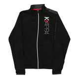 Age 14 Kappa Spellout Zip Up - XL Black Polyester