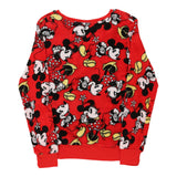 Age 13-14 Disney Graphic Fleece - Large Red Polyester