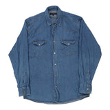 Vintage blue Dennis Day Denim Shirt - mens large