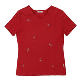 Vintage red Amore Top - womens medium