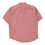 Vintage pink Wampum Short Sleeve Shirt - mens medium
