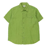 Vintage green Energie Short Sleeve Shirt - mens x-large