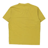 Vintage yellow Hugo Boss T-Shirt - mens small