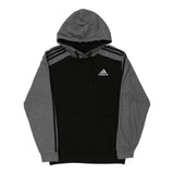 Vintage black Adidas Hoodie - mens medium