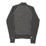 Vintage grey Superdry Zip Up - womens medium