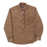 Vintage brown Think Pink Cord Shirt - womens medium