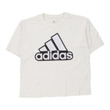 Vintage white Adidas T-Shirt - mens small