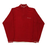 Vintage red Champion 1/4 Zip - mens medium