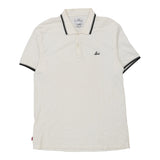 Vintage white Levis Polo Shirt - mens xx-large