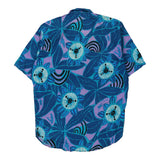 Vintage blue Mavera Hawaiian Shirt - mens large