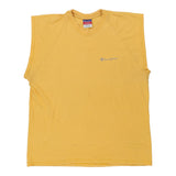 Vintage yellow Champion Vest - mens medium
