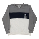 Vintage grey Adidas Sweatshirt - mens x-large