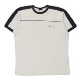 Vintage white Champion T-Shirt - mens xx-large