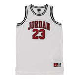 Vintage white Age 13-15 Jordan Jersey - boys x-large