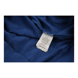 Armani Exchange Hoodie - Medium Blue Cotton Blend