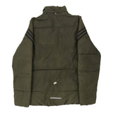 Age 11-12 Adidas Puffer - Medium Khaki Polyester Blend